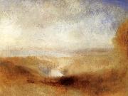 Joseph Mallord William Turner Landscape with Juntion of the Severn and the Wye France oil painting artist